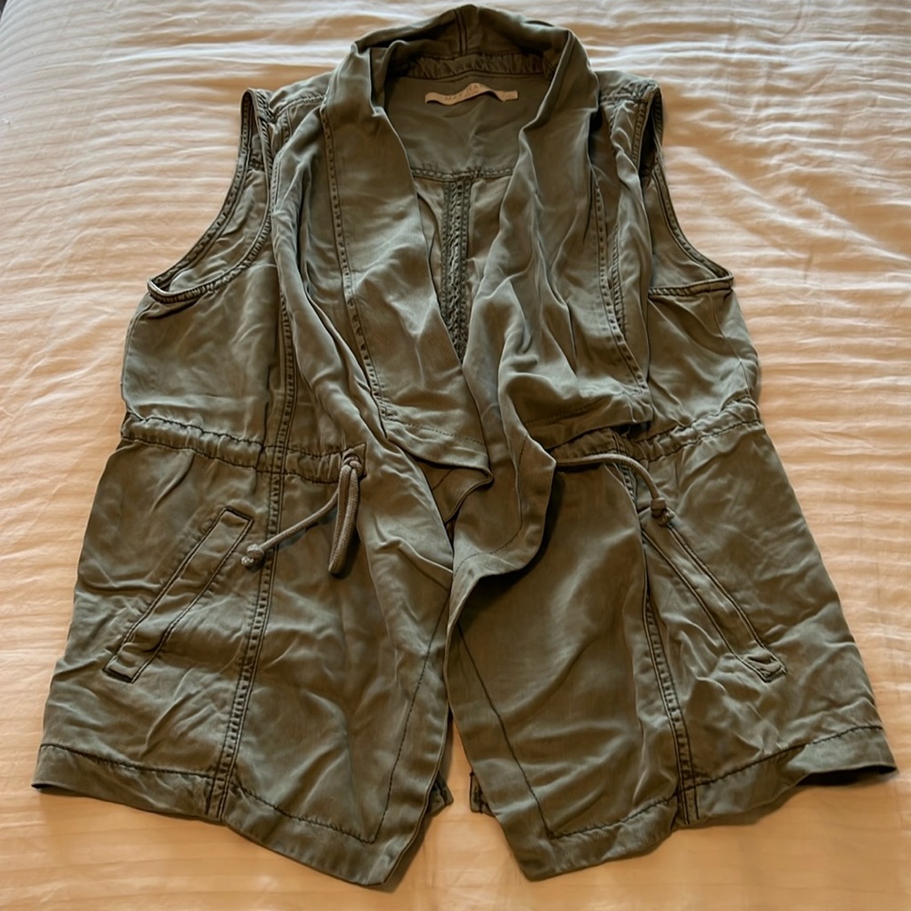 Max Jeans for Anthropologie greens vest size large